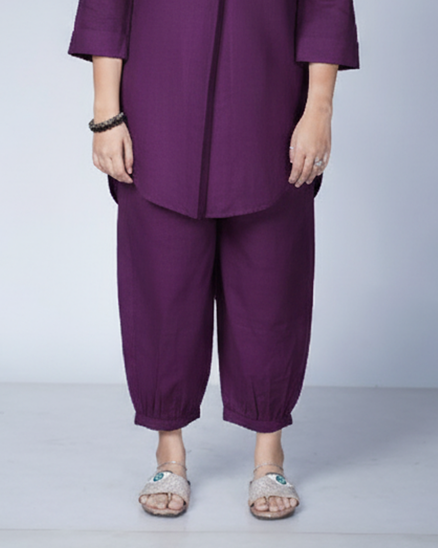 Purple Utsavi Co-ord Set