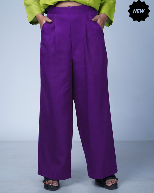 Trouser Palazzo Style (Purple)