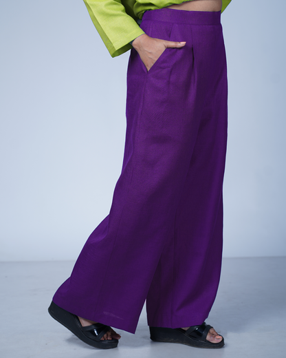 Trouser Palazzo Style (Purple)