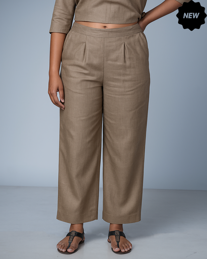 Trouser Palazzo Style (Smoky Brown)
