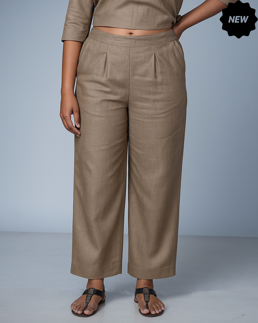 Trouser Palazzo Style (Smoky Brown)