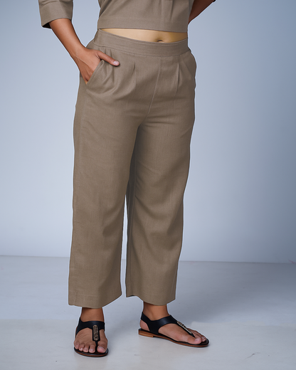 Trouser Palazzo Style (Smoky Brown)