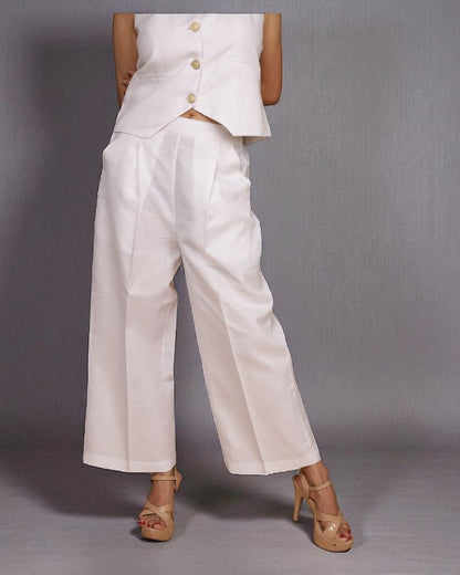 Mandarin Muse 2pc Set (Smoky Brown & White)
