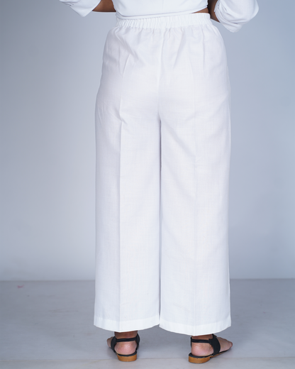 Trouser Palazzo Style (White)