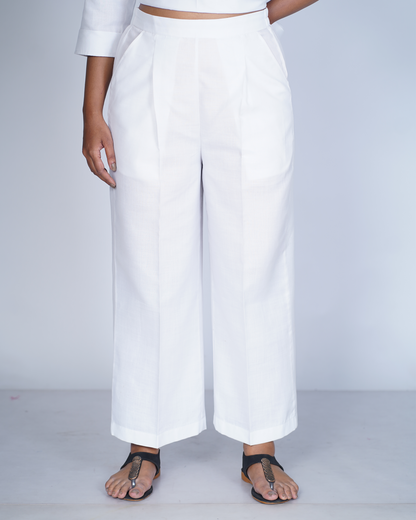 Trouser Palazzo Style (White)