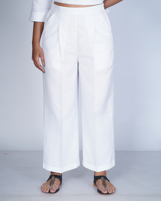 Trouser Palazzo Style (White)