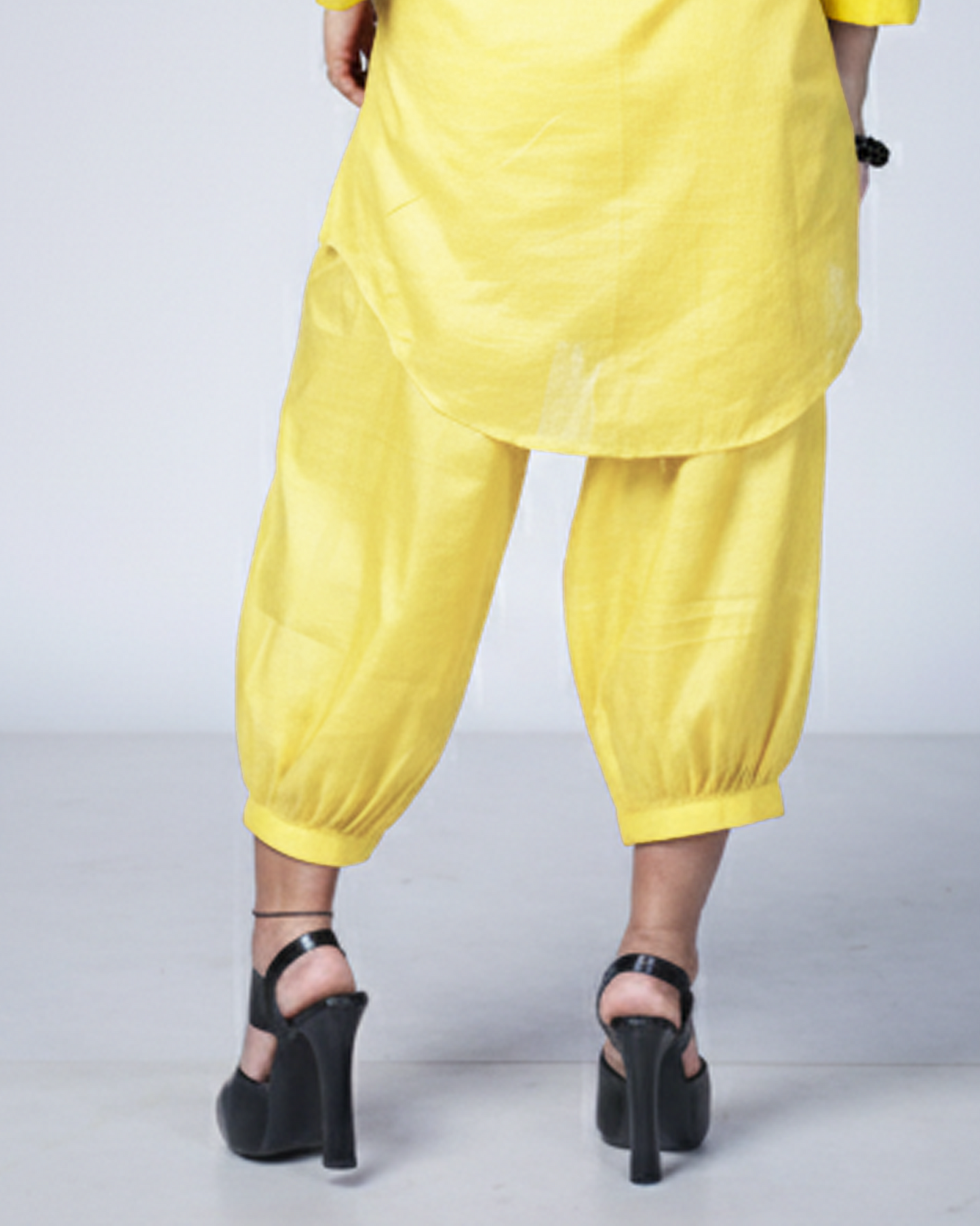 Pastel yellow Utsavi Co-ord Set